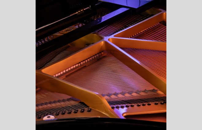 Steinhoven SG148 Polished Ebony Display Model Baby Grand Piano All Inclusive Package - Image 8